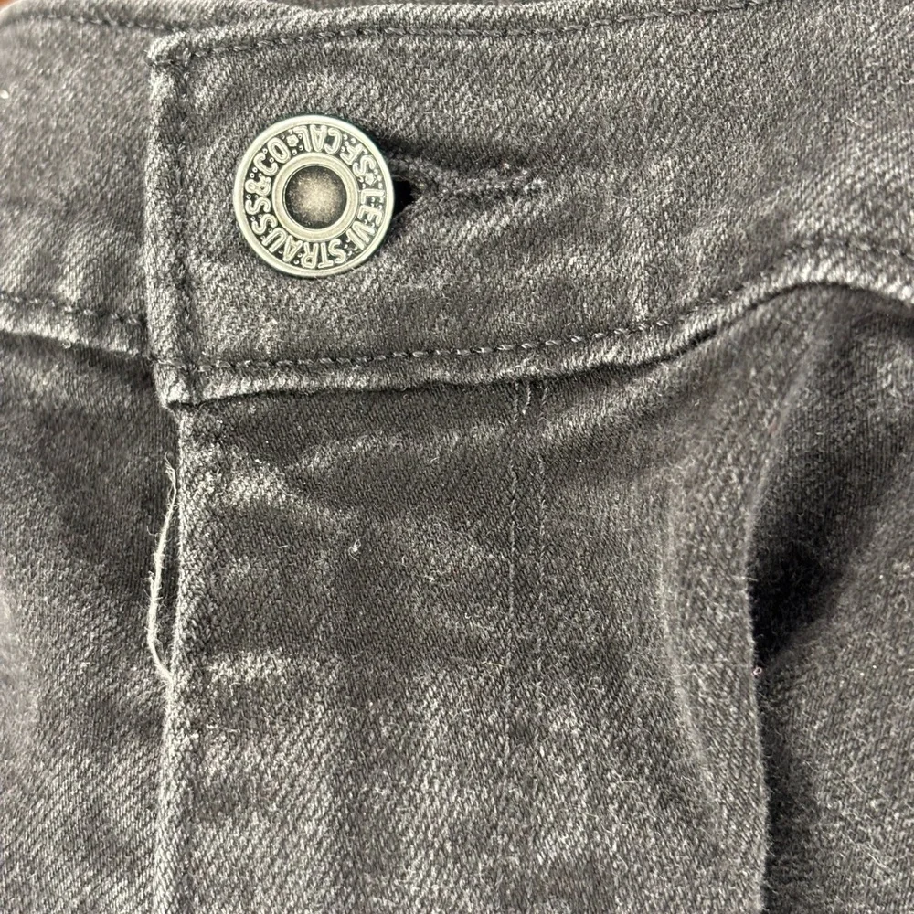 Levi's 505 Men’s Black Straight Leg Jeans size 34x30 Western Boho